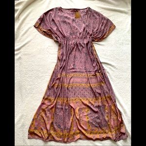 Silky gorgeous batik style dress